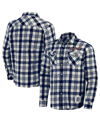 Fanatics Men's Darius Rucker Collection By  Navy Detroit Tigers Plaid Flannel Button-up Shirt In Navy
