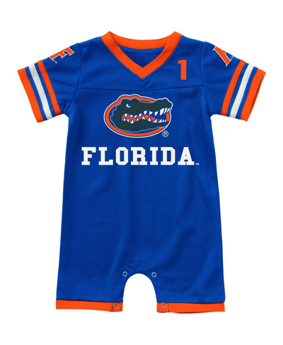 Colosseum Babies' Boys And Girls Infant  Royal Florida Gators Bumpo Football Romper