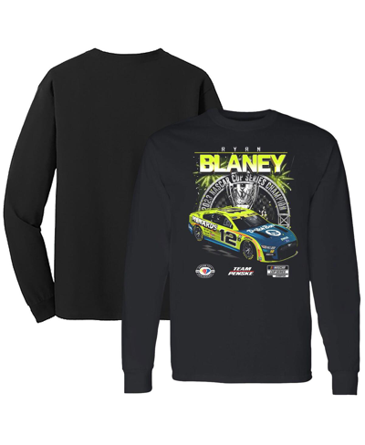TEAM PENSKE MEN'S TEAM PENSKE BLACK RYAN BLANEY 2023 NASCAR CUP SERIES CHAMPION OFFICIAL LONG SLEEVE T-SHIRT