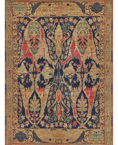 Exquisite Rugs Jurassic Er9368 6' X 9' Area Rug In Blue,beige