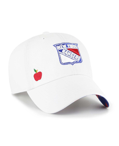 47 Brand Women's ' White New York Rangers Confetti Clean Up Adjustable Hat