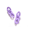 Sohi Purple Color Gold Plated Designer Drop Earring For Women's In Purple