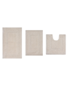 Home Weavers Classy Bathmat Rugs 3 Piece Set In Ivory
