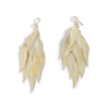 Sohi Women Golden Drop Earrings In Gold