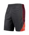 Colosseum Charcoal Virginia Tech Hokies Turnover Team Shorts In Gray