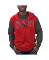 G-III SPORTS BY CARL BANKS MEN'S G-III SPORTS BY CARL BANKS RED, PEWTER TAMPA BAY BUCCANEERS T-SHIRT AND FULL-ZIP HOODIE COMBO 