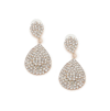 Sohi Women Silver Coloured Stud Earrings In Silver