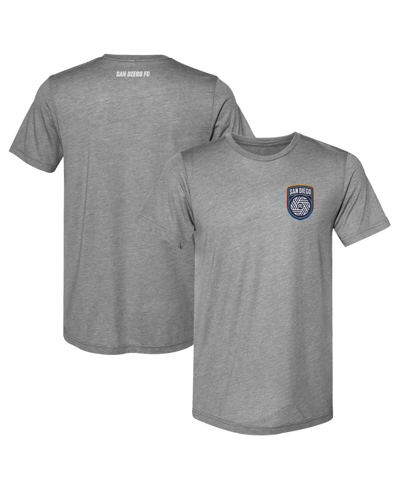 500 Level Men's  Heather Gray San Diego Fc Primary Logo Premium T-shirt