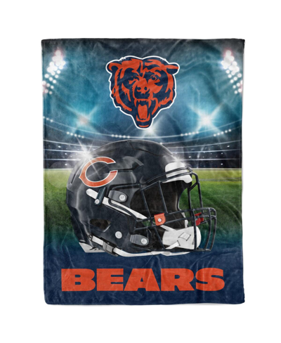 Logo Brands Chicago Bears 60" X 80" Stadium Lights Blanket In Multi