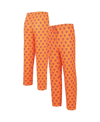 Concepts Sport Orange Tampa Bay Buccaneers Gauge Throwback Allover Print Knit Pants In Orange