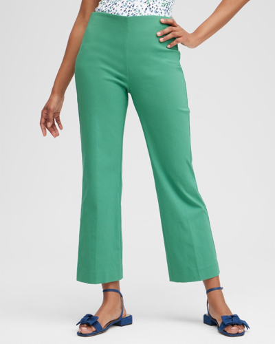 Chico's Juliet Kick Flare Pants In Twisted Ivy