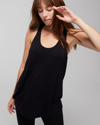 Soma Women's Soft Jersey Racerback Bra Tank Top In Black Size 2xl |  In Black