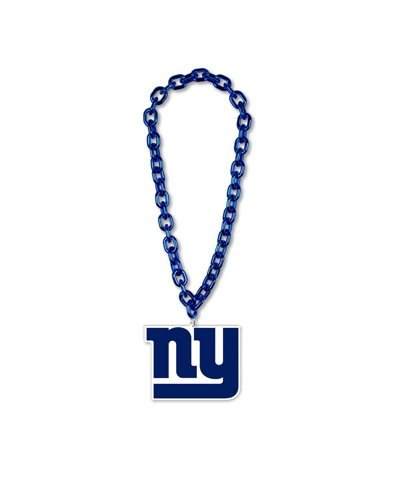 Wincraft Men's And Women's  New York Giants Big Chain Logo Necklace In Bue