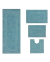 Home Weavers Classy Bathmat Rugs 4 Piece Set In Aqua