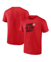 Fanatics Branded Red Wrexham Come On You Reds T-shirt In Red