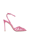 Le Silla Embrace Patent Leather Sandals In Party