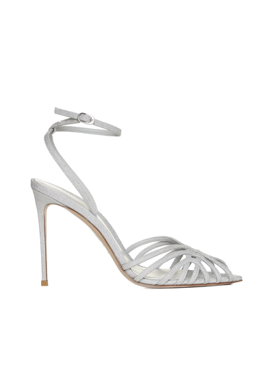 Le Silla Sandals In Argento