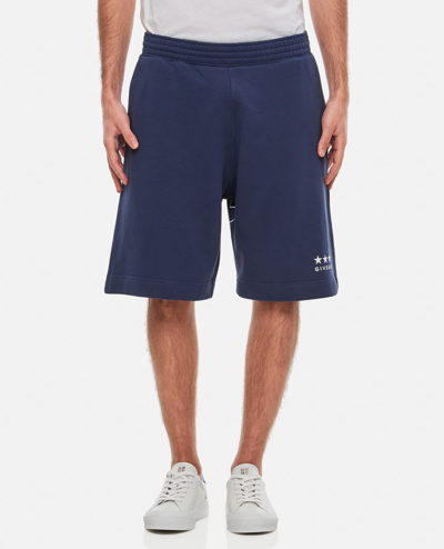 Givenchy Cotton Short In Deep Blue