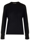 Chloé Superfine Wool Sweater In Black