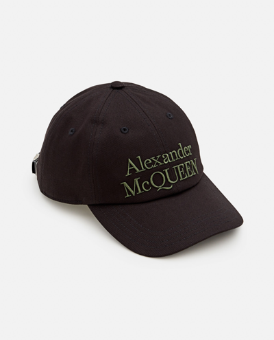Alexander Mcqueen Baseball Hat In Black
