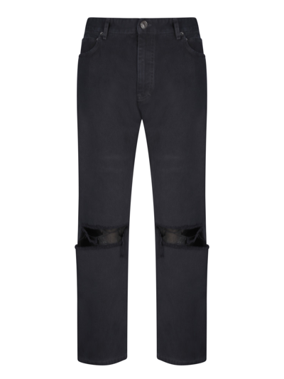 Balenciaga Loose Fit Black Jeans