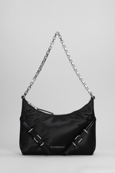 Givenchy Voyou Shoulder Bag In Black Polyamide
