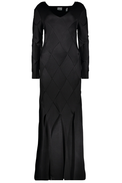 Burberry Maxi Dress In Black