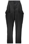 BURBERRY VIRGIN WOOL AND MOHAIR TROUSERS