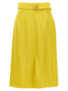 Jil Sander 66 Skirts Yellow In Green