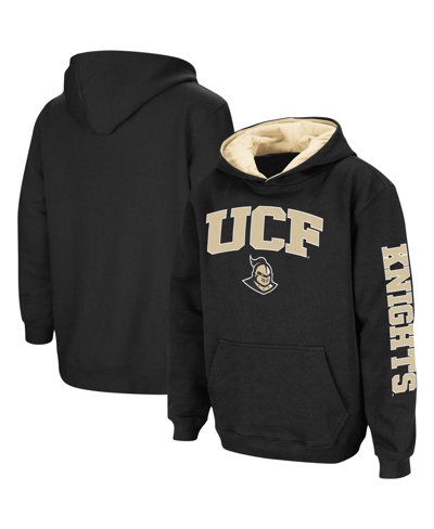 COLOSSEUM YOUTH BOYS COLOSSEUM BLACK UCF KNIGHTS 2-HIT TEAM PULLOVER HOODIE