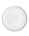 AMERICAN ATELIER SERVEWARE CENTRO GLASS CHARGER PLATE