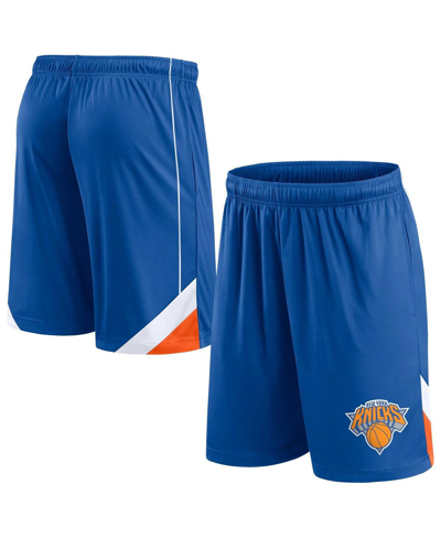 Fanatics Men's  Blue New York Knicks Slice Shorts