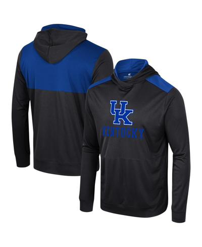 Colosseum Men's  Black Kentucky Wildcats Warm Up Long Sleeve Hoodie T-shirt