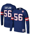 Mitchell & Ness Lawrence Taylor Royal New York Giants Big & Tall Cut & Sew Player Name & Number Long In Royal