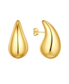AND NOW THIS 18K GOLD PLATED OR SILVER TEARDROP SMALL TEARDROP STUD EARRINGS