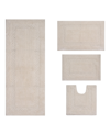 Home Weavers Classy Bathmat Rugs 4 Piece Set In Ivory