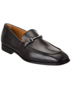 Ferragamo Man Loafers Black Size 7.5 Calfskin