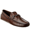 TOD'S TOD’S CLASSIC DOUBLE T LEATHER LOAFER