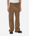 ACNE STUDIOS PATCH CANVAS TROUSERS TOFFEE BROWN
