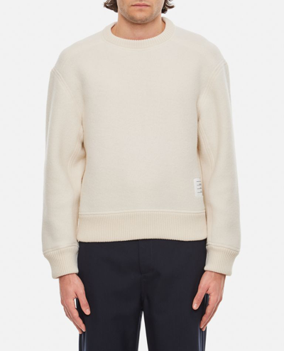 Thom Browne Man White Sweatshirts