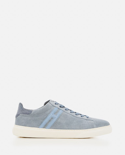 Hogan H365 Laced H Sneakers In Sky Blue