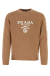 Prada Knitwear In Camel