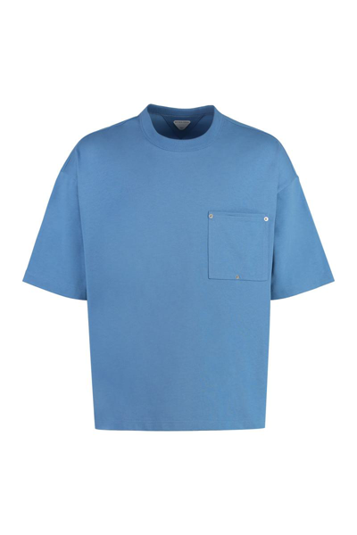 Bottega Veneta T-shirt-l Nd  Male In Blue