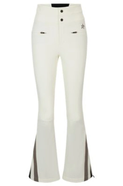 Hugo Boss Boss X Perfect Moment Ski Trousers With Stripes And Branding In White