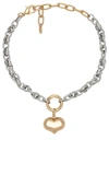 Ettika Athens Necklace In 混金属