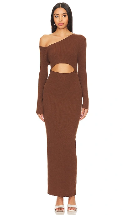 Sndys Aurora Dress In Gold