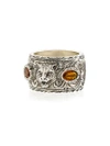 GUCCI crystal tiger ring,SILVER,GLASS