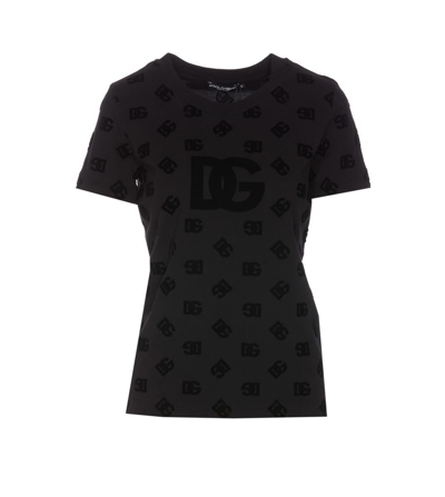 Dolce & Gabbana T-shirt Manica Corta In Black