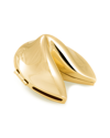 Bey-berk Monogrammed Gold Plated Fortune Cookie Box