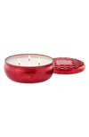 Voluspa Cherry Gloss 3-wick Tin Candle, 12 Oz. In Cherry Gloss